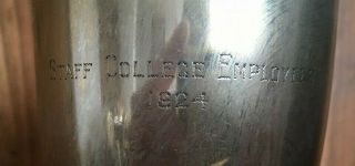 1924 British Legion Tug Of War vintage silver plate trophy,  trophies 3