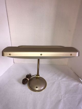 Vintage Mid - Century Modern Gooseneck Desk Lamp Light Cannon Products