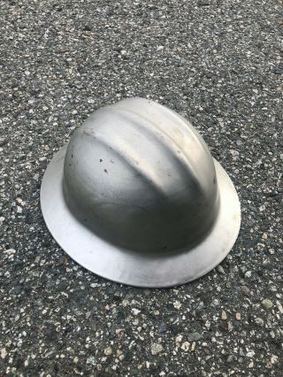 Vintage Bullard Hard Boiled Aluminum Hard Hat Helmet