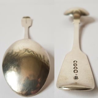 Victorian English Sterling Silver Spoon By George W Adams (chawner & Co) 1865