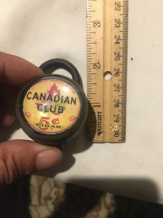 Canadian Club Vintage Lock & Key