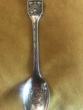 Marshall Fields Th Marthinsen Norway Chicago Sterling Silver Souvenir Spoon