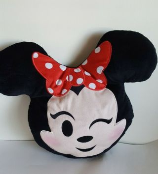 Disney Minnie Mouse Wink Emoji 14 " X 10 " Pillow