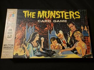 The Munsters Vintage 1964 Milton Bradley Card Game 100 Complete