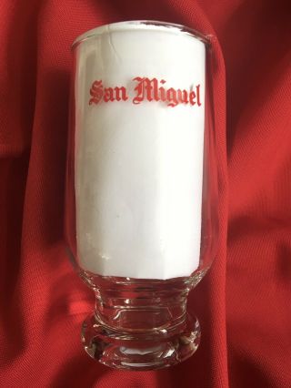 Vintage San Miguel Beer Glass Chinese Japanese