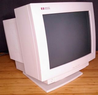 Hewlett Packard D2806a Vintage Monitor Hp 1994 Ergo Ultra Vga Display Very