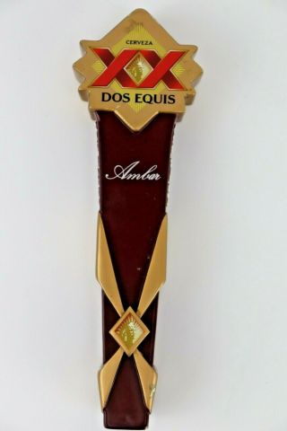 Dos Equis Amber Small Beer Tap Handle