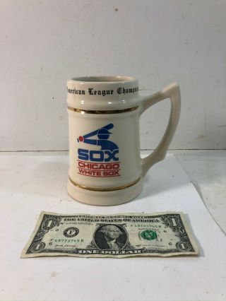 Vintage 1983 Chicago White Sox American League Champions Stein Mug