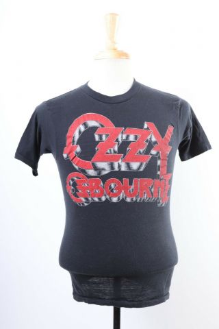 Vtg 80s Ozzy Osbourne Rock Concert Tour T - Shirt Usa Mens Size Medium