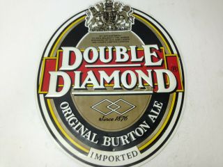 Double Diamond Burton Ale Metal Barton Beer Sign Man Cave 22 " X 17 "