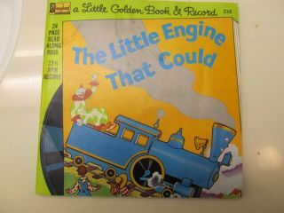 Disneyland Record " The Little Engine That Could " Storybook And Record /no.  216