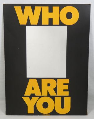 Vintage 1978 The Who Record Store Promo Poster Who Are You Mca Records