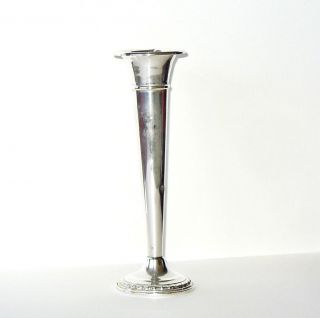 One Antique La Pierre Sterling Silver Candle Stick,  7 " - Weighed Reinforced 84g