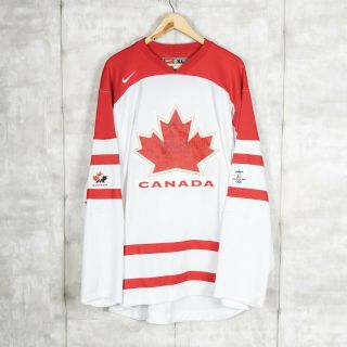 Vintage Nike 2010 Olympics Team Canada Hockey Jersey Size Extra Large