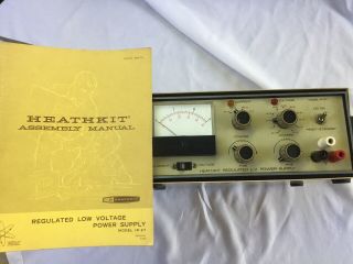 Vintage Heathkit Ip - 27 Regulated L.  V Power Supply Variable Voltage / Current