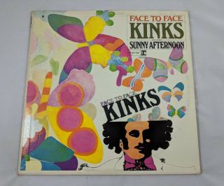Kinks Face To Face Vinyl Lp Record Reprise Mono R - 6228 Vintage Ex/vg,