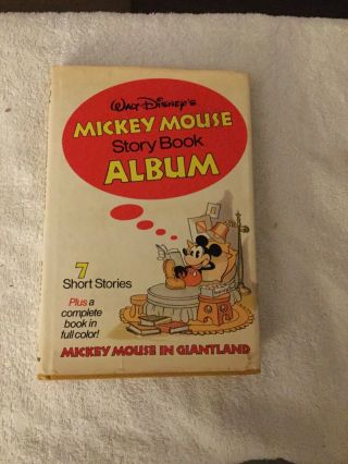 Walt Disney’s Mickey Mouse Story Book Album,  Mckay,  Vg In Dj