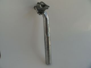 Vintage Campagnolo C Record Aero 25.  0 Mm Seatpost With Engraved Crest Logo