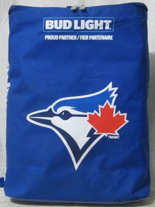 Toronto Blue Jays Bud Light - Backpack - Cooler - Holds 24 Beverage Cans - Nylon