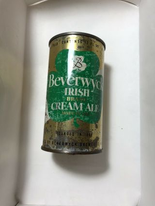Beverwyck Cream Ale 12oz Flat Top Can Beverwyck Brewing Albany,  Ny Usbc 36 - 36