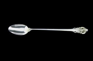 Wallace Grande Baroque Sterling Silver Iced Tea Spoon - 7 - 5/8 " - No Monogram