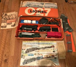 Vintage 1961 Lionel Train Set - No.  1641 Steam Freight - Complete - - Booklet - Agi