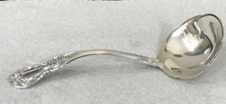 Vintage Towle Old Master Sterling Scalloped Gravy Ladle,  6/4”,  58 Gm,  No Mono
