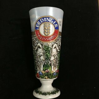 Erdinger Neuschwanstein Potsdam Black Forest Ceramic Weizen German Beer Glass