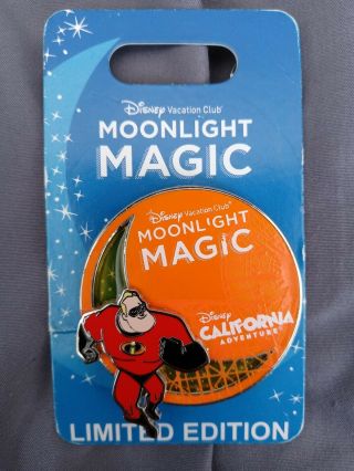 Dvc Disney California Adventure Moonlight Magic Incredibles Mr.  Incredible Pin