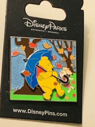 Disney 2015 Pooh & Piglet - Blustery Day 3 - D Pin - Pins