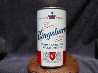 Kingsbury Pale Beer B/o 12 Oz.  Flat Top Beer Can - Sheboygan,  Wi