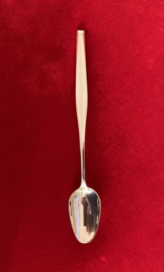 Gorham Classique Sterling Silver Iced Tea Spoon 7 1/2 " Mid Century Modern 1950 
