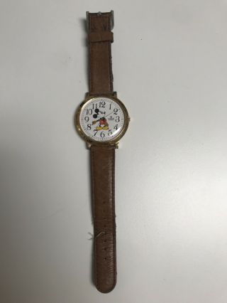 Vintage Lorus Mickey Mouse Watch - Needs Band & Battery Replacing (b9)