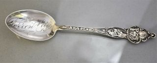 Rare Antique Forrest City Arkansas Sterling Silver Souvenir Spoon