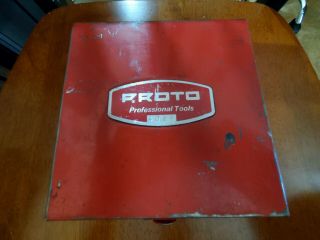 Vintage Proto Tools No.  4021 Puller With No.  4029 Metal Box & 