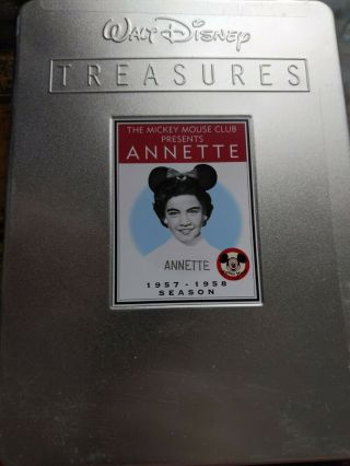 Vintage Walt Disney Treasures:the Mickey Mouse Club Presents Annette Dvd