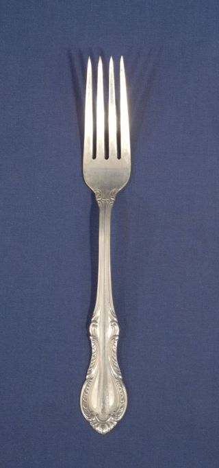 Fine Arts Sterling Silver Southern Colonial Dinner Fork 7 - 3/8 " No Monogram 1 Of6