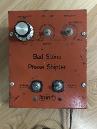 Vintage Dart Bad Stone Phase " Shipter " Harmonix Guitar Shifter Effect Pedal