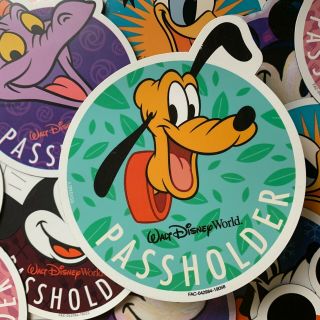Walt Disney World Annual Passholder 2019 Pluto Flower And Garden Magnet Wdw Ap