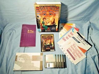 Vintage Laura Bow The Dagger Of Amon Ra - Big Box Pc Game - 3.  5 " - Sierra 1992