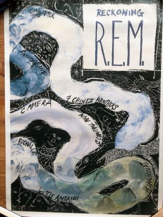 Vintage REM Reckoning Poster 2