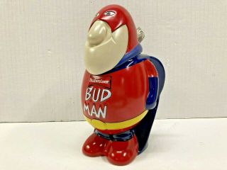 Vintage 1989 Budweiser Bud Man 8 " Ceramic Beer Stein Ceramarte Made In Brazil