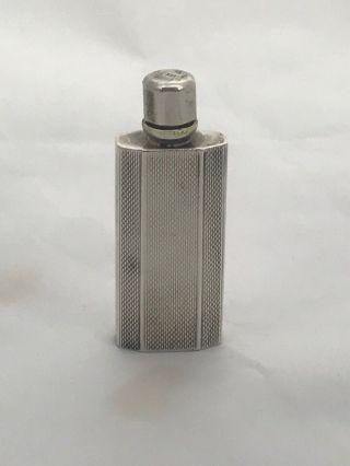 Antique Art Deco Sterling Silver 935 Perfume Bottle