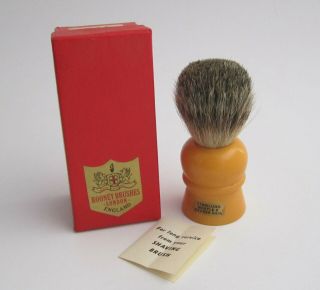 Estate Vintage Rooney Brushes,  London Shaving Brush & Box Model 171
