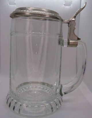 Vintage Bmf Glass Beer Stein Made In West Germany