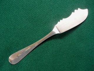 Coin Silver N.  G.  Wood & Son Boston,  MA Butter Knife,  1880 - Swan on Handle 3