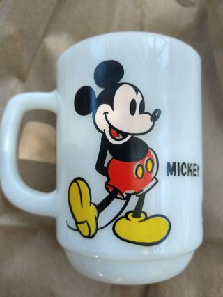 Vitage Mickey Mouse Mug Pepsi Collector Series Made In Usa