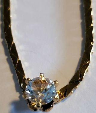 Vintage Christian Dior Germany Gold Plated Crystal Necklace Choker Adjustable