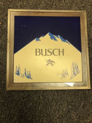 Busch Sign Mirror Old Style