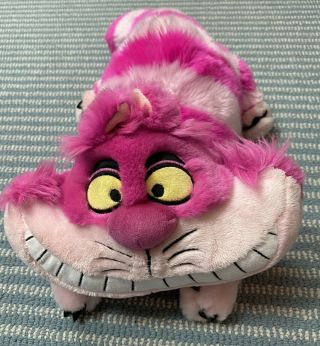 Disney Parks Cheshire Cat Plush Alice In Wonderland Pink Stuffed Animal